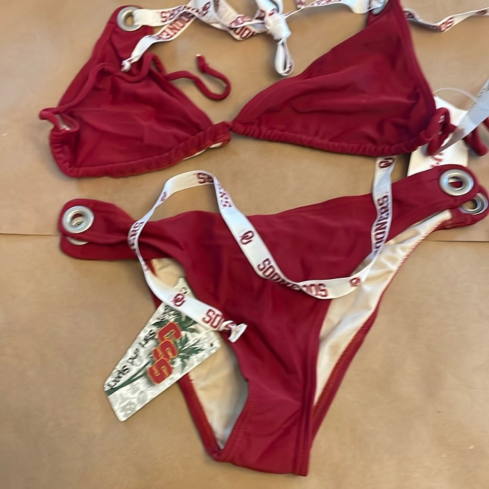 Oklahoma Sooners String Bikini
